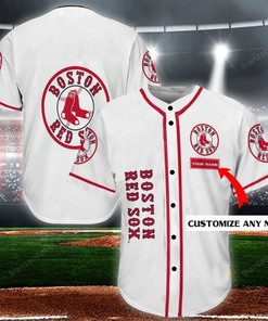 Boston Red Sox Personalized Baseball Jersey Shirt 82