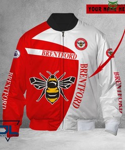 Brentford FC Custom Name Premier League Bomber Jacket