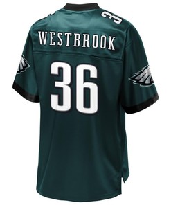 Brian Westbrook Philadelphia Eagles Nfl Pro Line Retired Player Jersey - Midnight Green