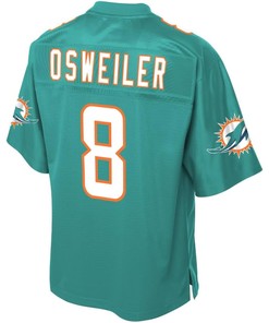 Brock Osweiler Miami Dolphins Nfl Pro Line Team Player Jersey - Aqua
