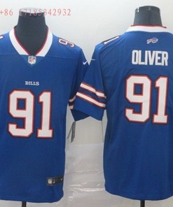 Buffalo Bill Branded Oliver #91 2020 Nfl Blue Jersey Jersey
