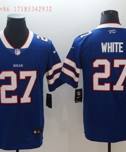 Buffalo Bill Tredavious White #27 2020 Nfl Blue Jersey Jersey