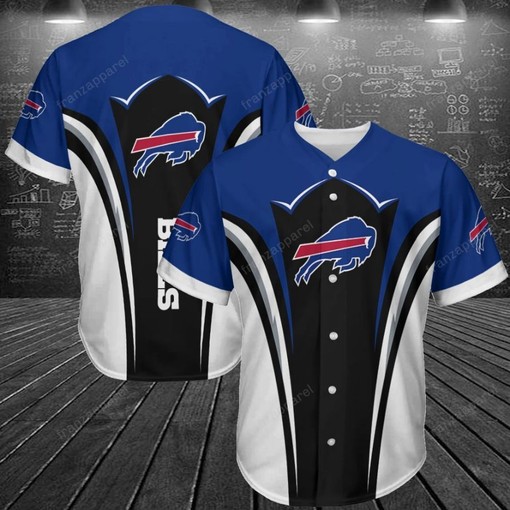 Buffalo Bills Personalized 3d Baseball Jersey 294