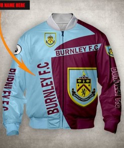 Burnley FC Custom Name Bomber Jacket