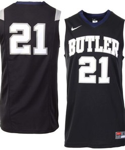 Butler Bulldogs #21 Black Basketball Jersey