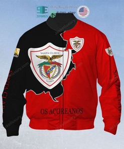 CD Santa Clara Red Black Bomber Jacket