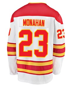 Calgary Flames Sean Monahan 23 Away 2022 Stanley Cup Final Breakaway Men Jersey - White
