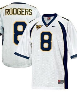 California Golden Bears #8 Aaron Rodgers White Football Jersey