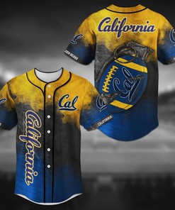 California Golden Bears NCAA Baseball Jersey Shirt Grenade