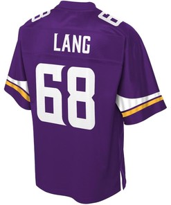 Cedrick Lang Minnesota Vikings Nfl Pro Line Team Color Player Jersey - Purple
