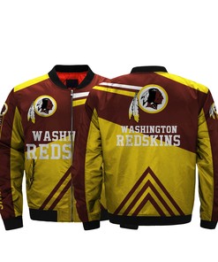 Cheapest NFL Jacket Men Washington Redskins Bomber Jacket