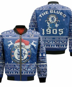Chelsea FC Ugly Christmas Bomber Jacket