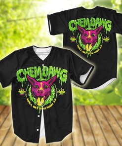 Chemdawg Chemdog Marijuana Stoner Personalized 3d Baseball Jersey vi
