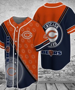 Chicago Bears NFL Baseball Jersey Shirt