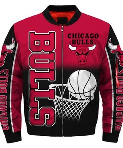 Chicago Bulls Warm Up Jacket 3D Full Print