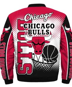Chicago Bulls Warm Up Jacket 3D Full Print