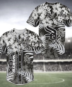 Chicago White Sox MLB Baseball Jersey Shirt Flower