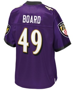 Chris Board Baltimore Ravens Nfl Pro Line Youth Player Jersey - Purple
