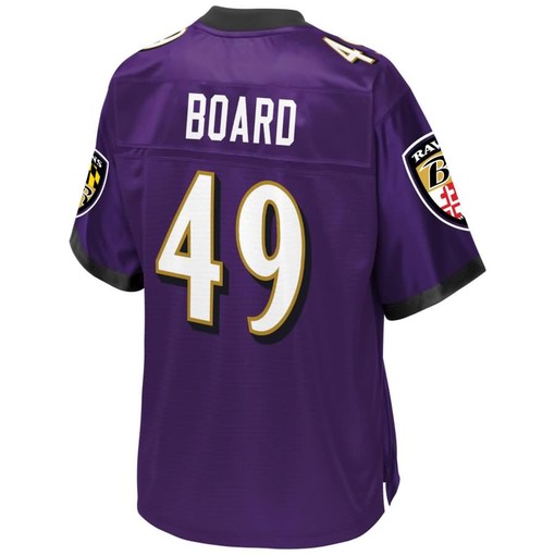Chris Board Baltimore Ravens Nfl Pro Line Youth Player Jersey - Purple