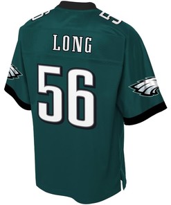 Chris Long Philadelphia Eagles Nfl Pro Line Team Color Jersey - Midnight Green