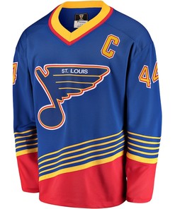 Chris Pronger 44 St. Louis Blues Premier Breakaway Retired Men Jersey - Blue