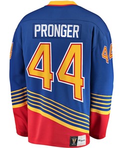 Chris Pronger 44 St. Louis Blues Premier Breakaway Retired Men Jersey - Blue