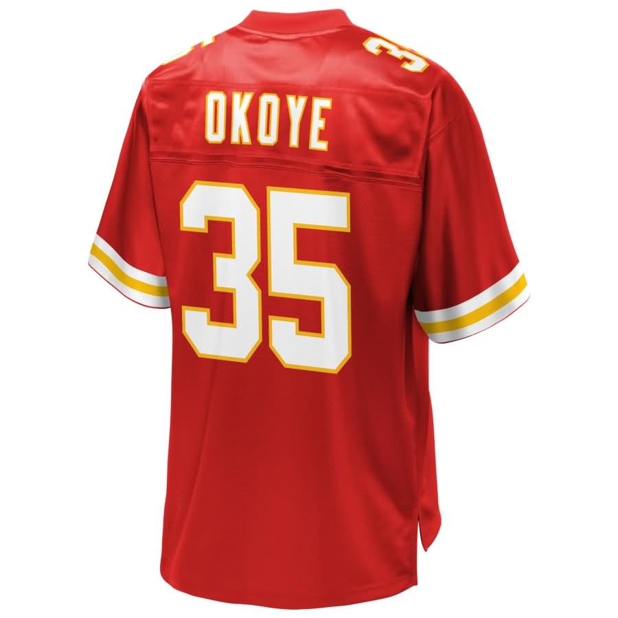Christian Okoye Kansas City Chiefs Nfl Pro Line Retired Player Jersey - Red