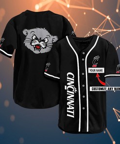 Cincinnati Bearcats Personalized Name Ncaa Fans Team 3d Customization Gifts Baseball Jersey