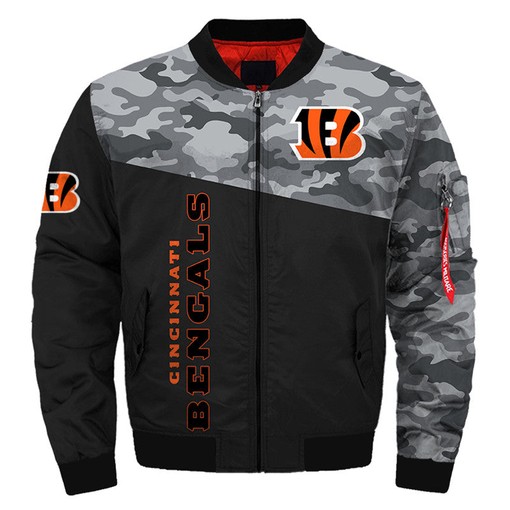 Cincinnati Bengals Camo Jacket