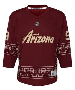 Clayton Keller 9 Arizona Coyotes Alternate 2022/23 Youth Player Jersey - Garnet
