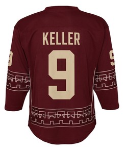Clayton Keller 9 Arizona Coyotes Alternate 2022/23 Youth Player Jersey - Garnet