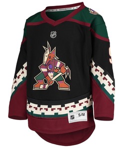 Clayton Keller 9 Arizona Coyotes Home Youth Jersey - Black