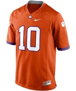 Clemson Tigers #10 Tajh Boyd Orange Football Jersey