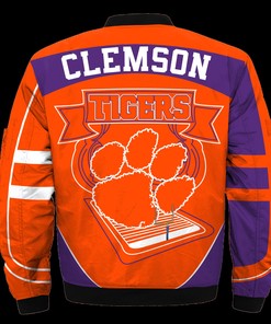 Clemson Tigers Jacket 3D Printed Fire Ball