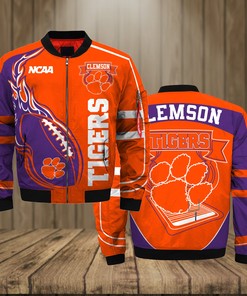 Clemson Tigers Jacket 3D Printed Fire Ball