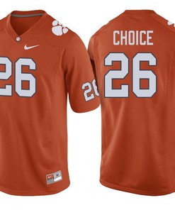 Clemson Tigers Orange Adam Choice Football Player Performance Jersey