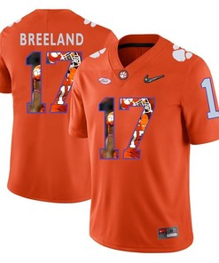 Clemson Tigers Orange Bashaud Breeland College Football Portrait Jersey