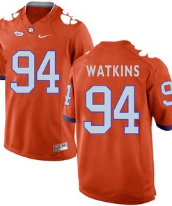Clemson Tigers Orange Carlos Watkins Football Jersey