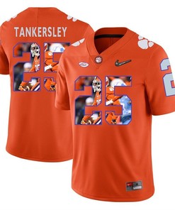 Clemson Tigers Orange Cordrea Tankersley College Football Portrait Jersey