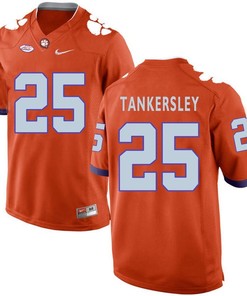 Clemson Tigers Orange Cordrea Tankersley Football Jersey