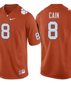 Clemson Tigers Orange Deon Cain Football Player Performance Jersey