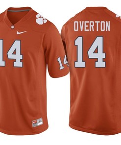 Clemson Tigers Orange Diondre Overton Football Player Performance Jersey