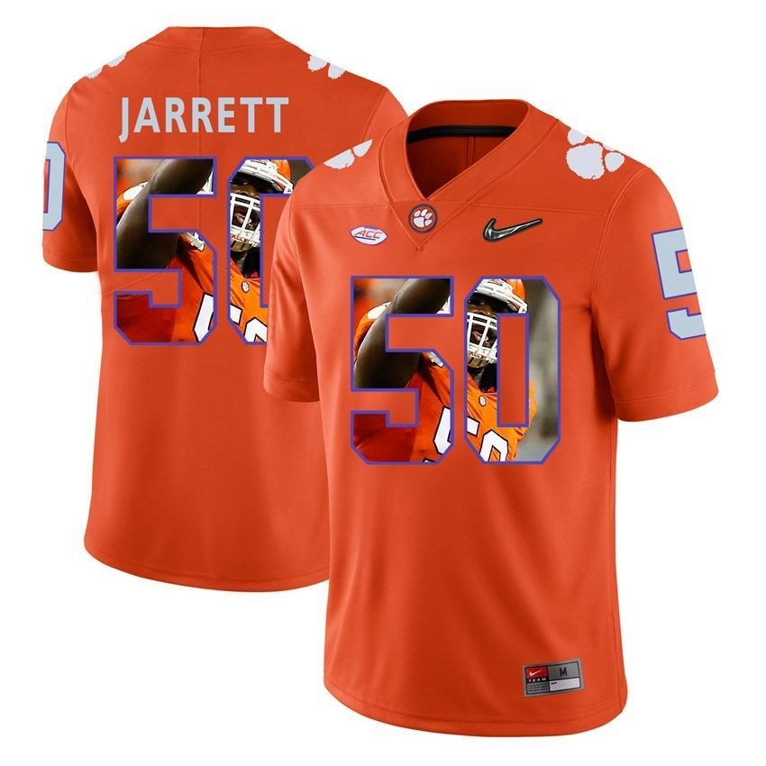 Clemson Tigers Orange Grady Jarrett College Football Portrait Jersey