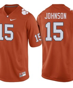 Clemson Tigers Orange Hunter Johnson Football Player Performance Jersey