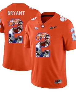 Clemson Tigers Orange Kelly Bryant College Football Portrait Jersey