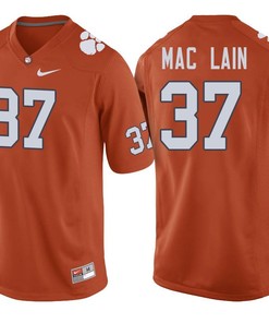 Clemson Tigers Orange Ryan Mac Lain Football Player Performance Jersey