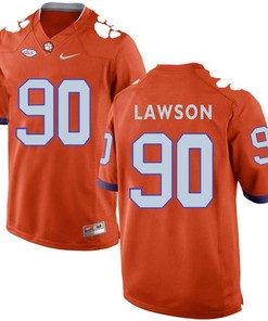 Clemson Tigers Orange Shaq Lawson Football Jersey