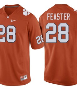 Clemson Tigers Orange Tavien Feaster Football Player Performance Jersey