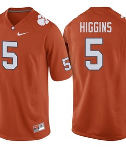 Clemson Tigers Orange Tee Higgins Football Player Performance Jersey