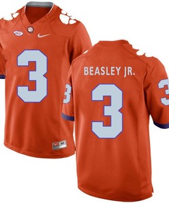 Clemson Tigers Orange Vic Beasley Jr. Football Jersey